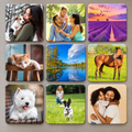 9 - Pack 2" x 2" Square Custom Magnets with Rounded Corners
